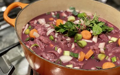 Civet de marcassin traditionnel